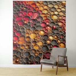 抽象芸術パターン1 -エンボスアートワーク タペストリー