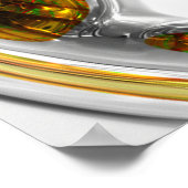 抽象芸術パターン2ポスター ポスター (角)