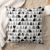 抽象芸術パターン290721 – モノクロ クッション (ブランケット)