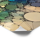 抽象芸術パターン2 - AI – アートワーク ポスター (コーナー)