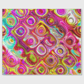 抽象芸術パターン32A ラッピングペーパー (フラット)