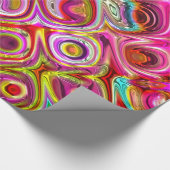 抽象芸術パターン32A ラッピングペーパー (コーナー)