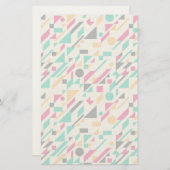 抽象芸術パターン3 便箋 (正面/裏面)