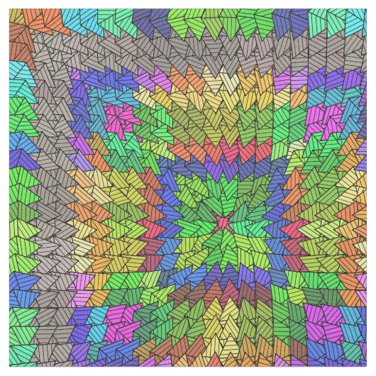抽象芸術パターン41A ファブリック (クローズアップ)