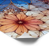 抽象芸術パターン4 - AI – アートワーク ポスター (コーナー)