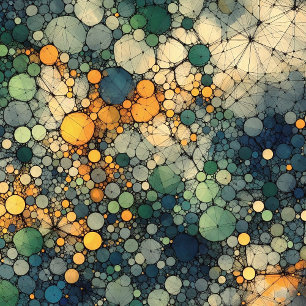 抽象芸術パターン5 - AI – アートワーク ポスター