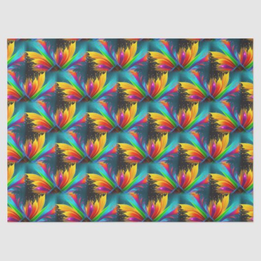 抽象芸術パターン61ティッシュペーパー 薄葉紙 (正面)