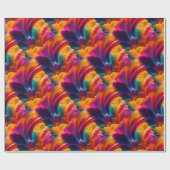 抽象芸術パターン63Aラッピング紙 ラッピングペーパー (フラット)