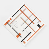 抽象芸術パターン – オレンジ (コーナー)