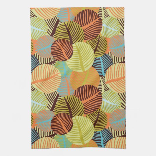 抽象芸術パターン キッチンタオル (縦)