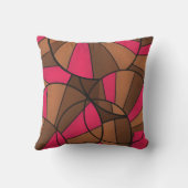 抽象芸術パターン クッション (裏面)