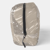 抽象芸術パターン（グレーとタンのシェード） ドップキット (右)