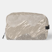 抽象芸術パターン（グレーとタンのシェード） ドップキット (裏面)