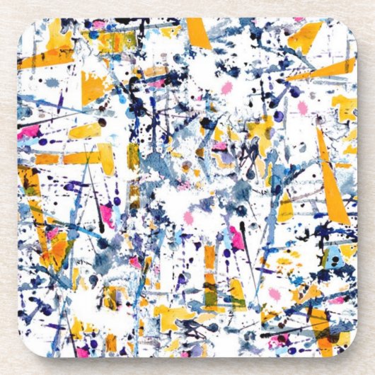 抽象芸術パターン コースター (正面)