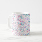 抽象芸術パターン コーヒーマグカップ (正面左)