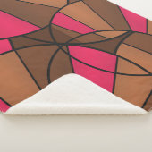 抽象芸術パターン シェルパブランケット (3/4)