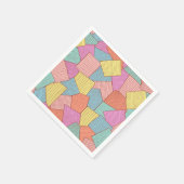 抽象芸術パターン スタンダードカクテルナプキン (角)