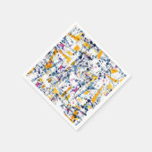 抽象芸術パターン スタンダードカクテルナプキン (角)