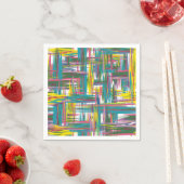 抽象芸術パターン スタンダードカクテルナプキン (インサイチュ)