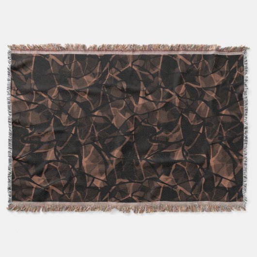 抽象芸術パターン スローブランケット (正面)