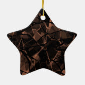 抽象芸術パターン セラミックオーナメント (裏面)