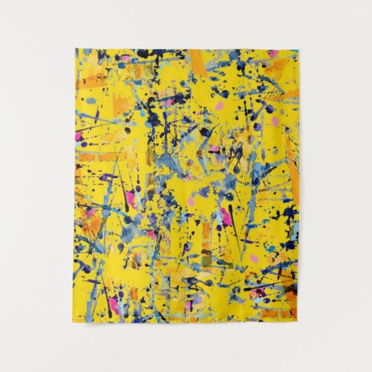 抽象芸術パターン タペストリー (正面)