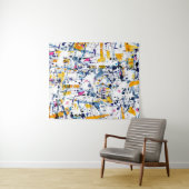 抽象芸術パターン タペストリー (インサイチュ(横))