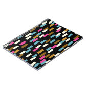 抽象芸術パターン（テクスチャ付きの幾何形状）。 ノートブック (左側)