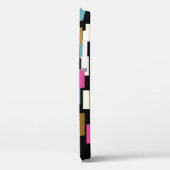 抽象芸術パターン（テクスチャ付きの幾何形状）。 Case-Mate iPhoneケース (裏面 / 左)