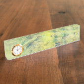 抽象芸術パターン デスクネームプレート (側面)