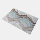 抽象芸術パターン ドアマット (アングル)