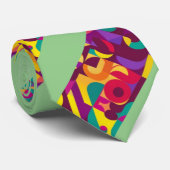 抽象芸術パターン ネクタイ (ロール)