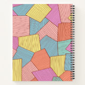 抽象芸術パターン ノートブック (裏面)