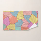 抽象芸術パターン バスタオルセット (ハンドタオル)
