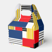 抽象芸術パターン。パッチワーク。 フェイバーボックス (裏面サイド)