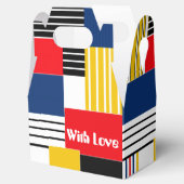 抽象芸術パターン。パッチワーク。 フェイバーボックス (オープン)