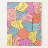 抽象芸術パターン プランナー手帳 (裏面)