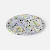 抽象芸術パターン ペーパープレート (アングル)