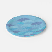 抽象芸術パターン ペーパープレート (アングル)