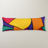 抽象芸術パターン ボディピロー (裏面)