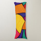 抽象芸術パターン ボディピロー (正面縦)