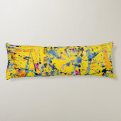 抽象芸術パターン ボディピロー (裏面)