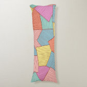 抽象芸術パターン ボディピロー (正面縦)