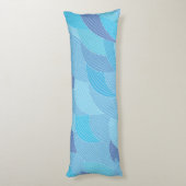 抽象芸術パターン ボディピロー (裏面 (縦))