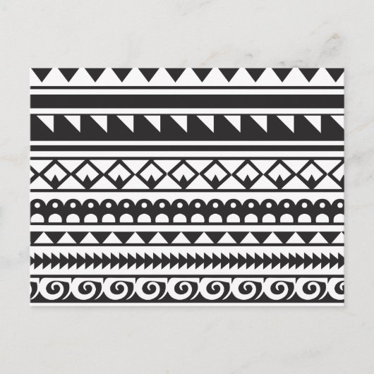 抽象芸術パターン ポストカード (正面)