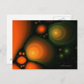 抽象芸術パターン ポストカード (正面/裏面)