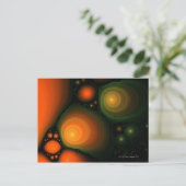 抽象芸術パターン ポストカード (スタンド正面)