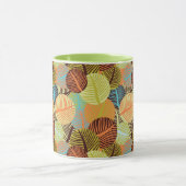 抽象芸術パターン マグカップ (中央)