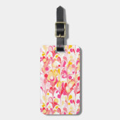 抽象芸術パターン ラゲッジタグ (正面縦)