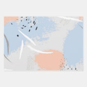 抽象芸術パターン ラッピングペーパーシート (正面3)